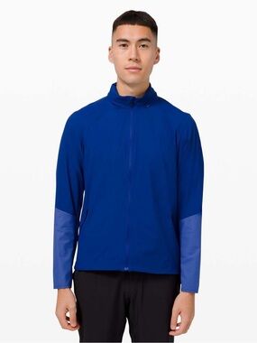 Lululemon Active Jacket Lightweight Packable hoodie Larkspur / Psychic XL